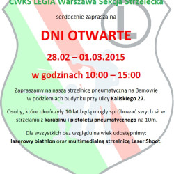 DNI OTWARTE w Sekcji Strzeleckiej
