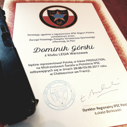 Powołania na Mistrzostwa Świata w Pistolecie IPSC – Francja 2017