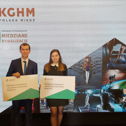 Tomasz Bartnik w porgramie stypendialnym KGHM "Miedziane Rywalizacje"