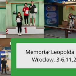 Zawody Klasyfikacyjne ,,Memoriał Leopolda Kałuży" - Wrocław, 3-6.11.2022