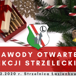 22 grudnia 2020 Zawody Otwarte Sekcji Strzeleckiej - Łazienkowska