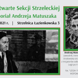 18 lutego 2021 r. Zawody Otwarte Sekcji Strzeleckiej - Memoriał Andrzeja Matuszaka