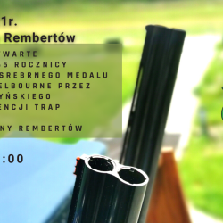 7 sierpnia 2021 Zawody Otwarte Sekcji Strzeleckiej z okazji 65 rocznicy zdobycia srebrnego medalu na IO w Melbourne przez A. Smelczyńskiego w konkurencji Trap + Taktyczny Rembertów