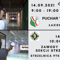 14 września 2021 r. Puchar "30" oraz Zawody Otwarte Sekcji Strzeleckiej na strzelnicy 9-tka w Józefowie