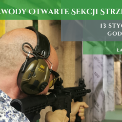 13 stycznia 2022 r.  Zawody Otwarte Sekcji Strzeleckiej