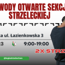 16 listopad 2023 r.  Zawody Otwarte Sekcji Strzeleckiej