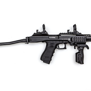 Glock 17 in a tactical frame