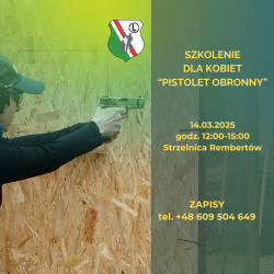 Szkolenie - Pistolet Obronny dla kobiet