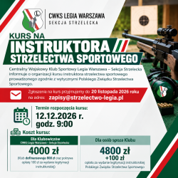 Kurs Instruktora strzelectwa sportowego PZSS - ZAPISY